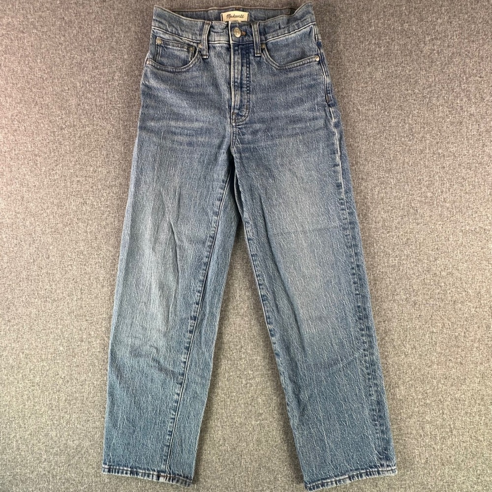 Madewell Jeans Womens 25 The Perfect Vintage Wide-Leg Blue NH653 DM6552